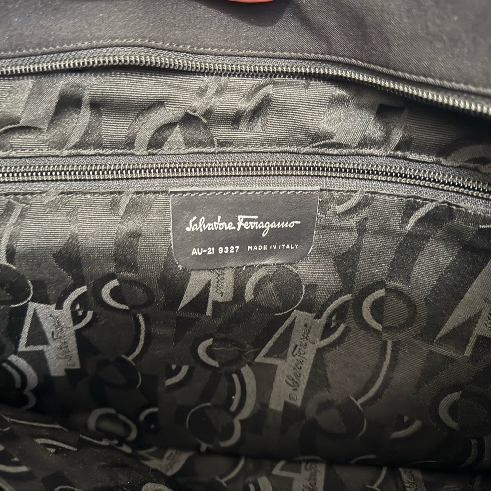 EUC Salvatore Ferragamo Nylon Chain Tote - Picture 5 of 7